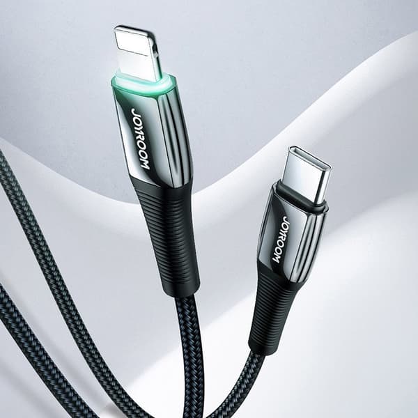 Kabel til iPhone USB-C - Lightning Power Delivery 20W 2,4A 1,2m rød
