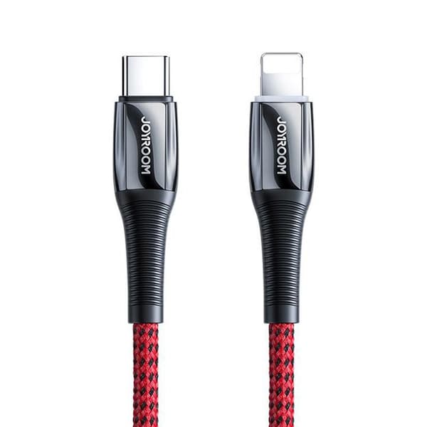 Kabel til iPhone USB-C - Lightning Power Delivery 20W 2,4A 1,2m rød
