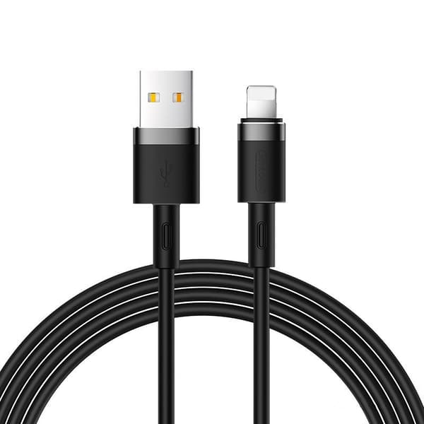 iPhone USB - Lightning kabel 2,4A 1,2m svart