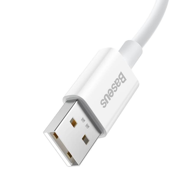 Superior Series SUPERVOOC USB-A till USB-C-kabel 65W 1m vit