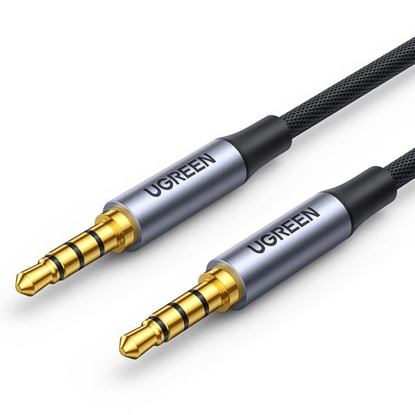 AUX lydkabel ministik 3,5 mm han, 3 m, sort