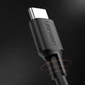 Miniatyrbild 4 av 6: USB Typ C-kabel för laddning och dataöverföring 3A 1m svart