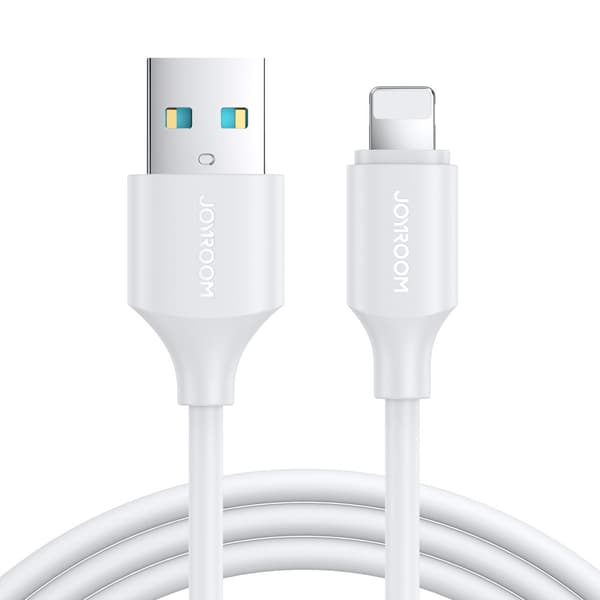 iPhone USB - Lightning 2.4A lade- og dataoverførselskabel, 2m, hvid