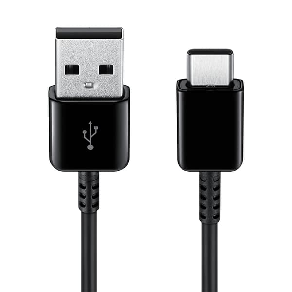 USB-A - USB-C kabel 1,5 m, sort