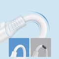 Miniatyrbild 4 av 6: Flexibel, hållbar USB-iPhone-kabel för laddning och dataöverföring, 1m vit