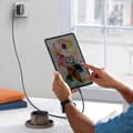 Miniatyrbillede 3 af 6: Flettet USB-C kabel PD 100W 5A 480Mb/s 1m sort