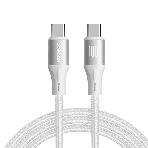 USB-C 100W Light-Speed Series kabel 1,2m hvid