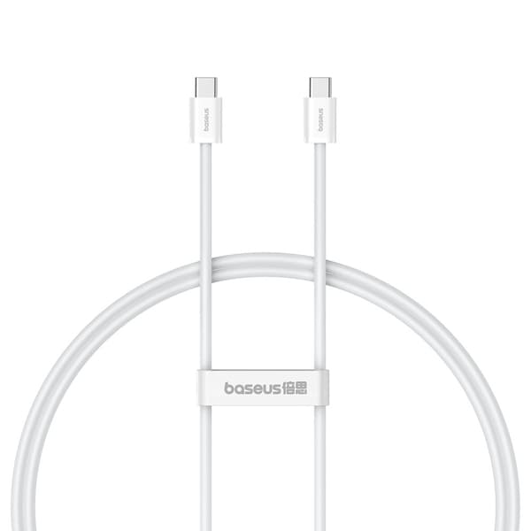 Kabel USB-C 30W PD 480Mb/s Superior Series ll 1m hvid