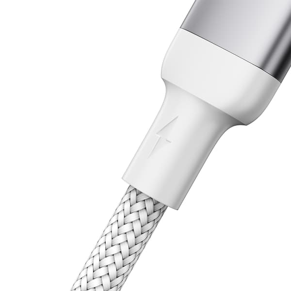 USB-C - Lightning kabel med LED indikator 20W A10 Series 1,2 m hvid