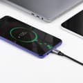 Miniatyrbillede 6 af 6: Vinklet USB-C strømforsyningskabel 60W 20V 3A 2m sort og grå