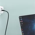 Miniatyrbillede 6 af 6: Kabel USB - USB-C hurtig opladning PD display 66W 1m sort