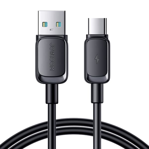 Kabel USB - USB-C 3A 1,2m svart
