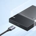 Pikkukuva 3 / 6: Kaapeli SSD-asemalle USB-C - micro USB-B 3.0 5Gb/s 3A 1m harmaa