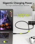 Miniatyrbild 5 av 11: USB-C™-kabel, USB4™, 100 W, 40 Gbit/s, Power Delivery, 0,5 m