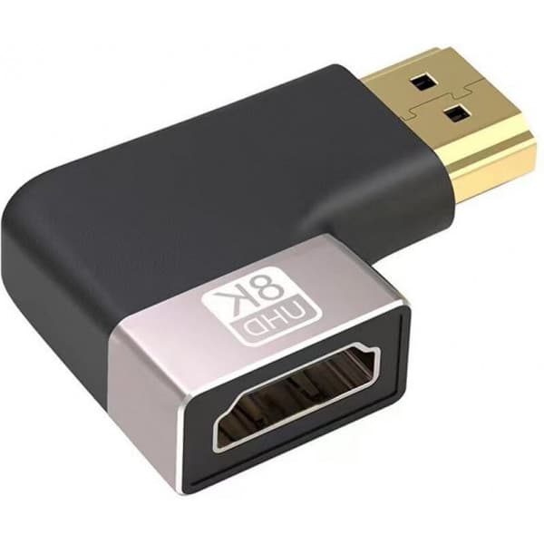 Fuj:tech HDMI Ultra High Speed 90° vinkeladapter, version 1