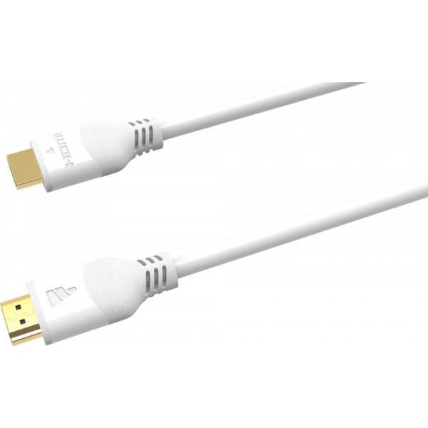 Fuj:tech HDMI 2.1 8K Certifierad Ultra High Speed -kabel, 2 m, vit