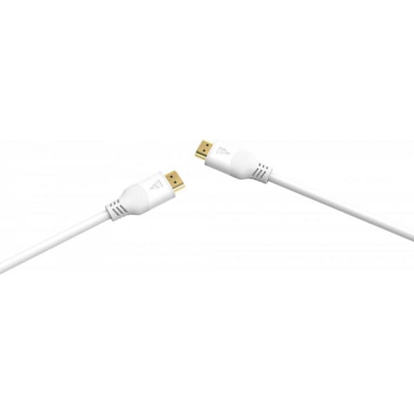 Fuj:tech HDMI 2.1 8K Certifierad Ultra High Speed -kabel, 2 m, vit