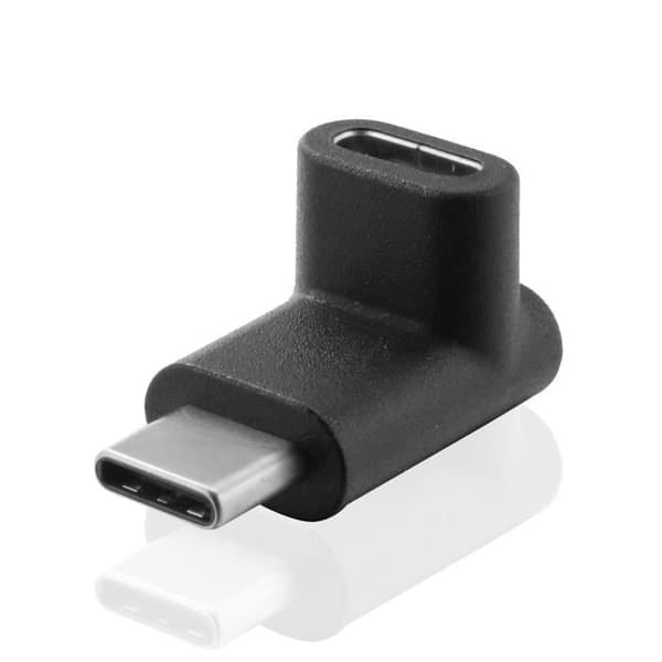 USB-C TILL C-ADAPTER VINKAD 90° MICROCONNECT W127010090