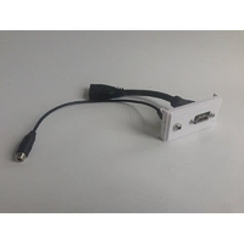 WIKTORS OUTLET HDMI V1.4, 3,5 mm ljudutgångspanel - MICRO CONNECT - SU-110-117