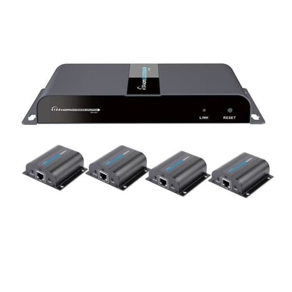 Techly IDATA EX-HL41TY, 0 - 60 °C, -20 - 70 °C, 5V, 15W, 190 x 96 x 24 mm, 1,4 kg