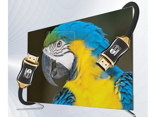 3m HDMI 2.1 Kabel - Ultra HD 8K - Guldpläterad