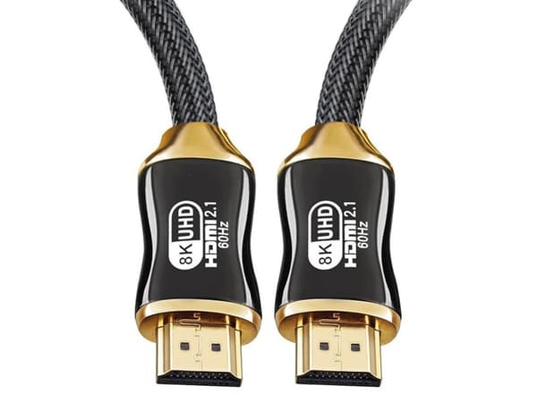3m HDMI 2.1 Kabel - Ultra HD 8K - Guldpläterad