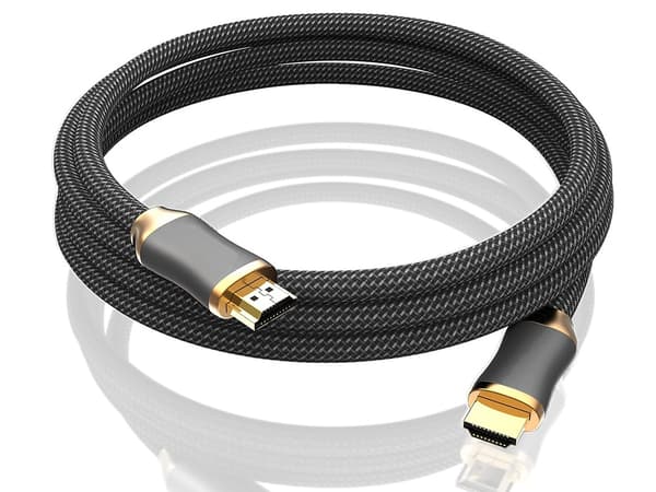 3m HDMI 2.1 Kabel - Ultra HD 8K - Guldpläterad