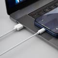 Miniatyrbild 7 av 11: Baseus Simple Wisdom datakabelsats USB till Lightning 2,4A (2st/set）1,5m vit