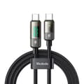 Miniatyrbilde 1 av 5: Mcdodo CA-3611 USB-C til USB-C-kabel, automatisk avslåing, PD 100W, 1,8m (svart)