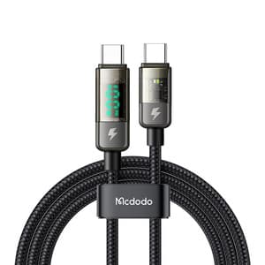 Mcdodo CA-3611 USB-C til USB-C-kabel, automatisk avslåing, PD 100W, 1,8m (svart)