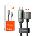 Miniatyrbillede 5 af 5: Mcdodo CA-3630 USB-A til USB-C-kabel, automatisk sluk, PD 100W, 1,2m (sort)