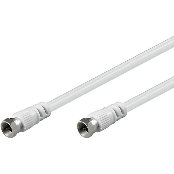 Tv-Sat koaxial satellitantennkabel F-kontakter