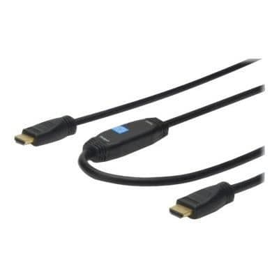 HDMI Ultra HD Förstärkt Kabel 20m - ASSMANN ELECTRONIC - Dubbel sköld - 3D-överföring