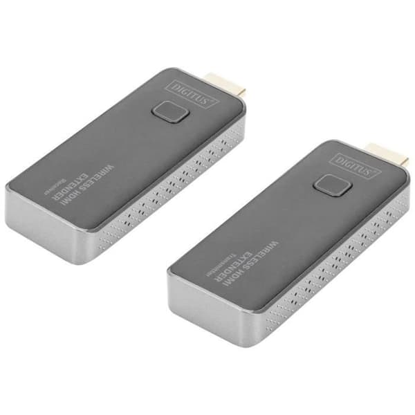 HDMI trådlös överföringssats - DIGITUS DS-55318 - 50 m - Vit - Skärmad