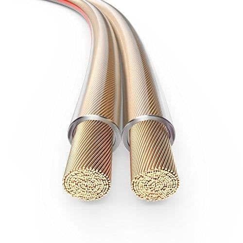 PureLink SP060-020 högtalarkabel 2 x 2,5 mm² (99,9 % OFC solid koppar 0,20 mm) Hifi-högtalarkabel, 20 m, tr SP060-02