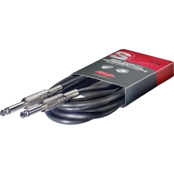 STAGG Instrumentkabel Jack/Jack S-serien 10 M