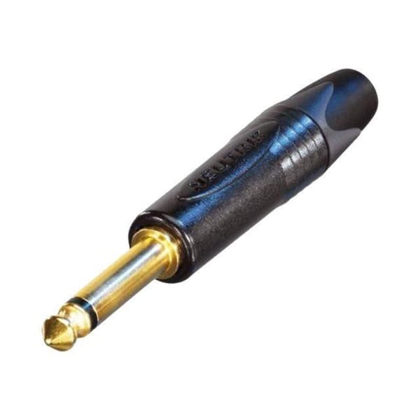 Neutrik NP2X-B rak hane 6,35 mm jackkontakt - 2 monosvarta