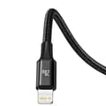 Miniatyrbillede 4 af 11: Baseus Rapid Series 3-i-1 kabel USB-C Til M+L+T 20W 1,5m Sort