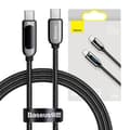 Miniatyrbilde 1 av 9: Baseus skjermkabel USB-C til Type-C 100W 1m (svart)