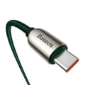 Miniatyrbilde 6 av 10: Baseus skjermkabel USB-C til USB-C 100W 1m (grønn)