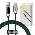 Miniatyrbilde 1 av 10: Baseus skjermkabel USB-C til USB-C 100W 1m (grønn)