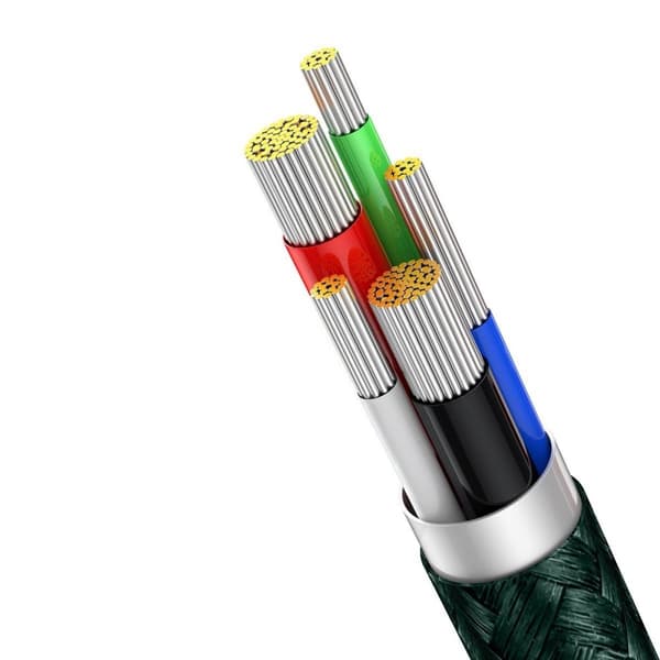 USB-C-kabel for Lightning Baseus Display, PD, 20W, 2m (grønn)