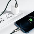 Miniatyrbilde 8 av 11: USB-C-kabel for Lightning Baseus Display, PD, 20W, 2m (grønn)