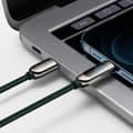 Miniatyrbilde 9 av 11: USB-C-kabel for Lightning Baseus Display, PD, 20W, 2m (grønn)