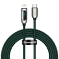 Miniatyrbilde 2 av 11: USB-C-kabel for Lightning Baseus Display, PD, 20W, 2m (grønn)