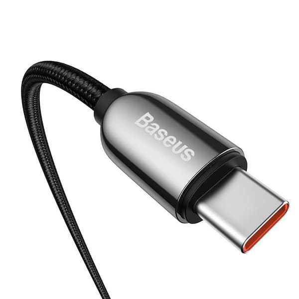 Kabel USB-C til USB-C Baseus Display, 100W, 2m (sort)