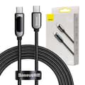 Miniatyrbillede 1 af 7: Kabel USB-C til USB-C Baseus Display, 100W, 2m (sort)