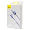 Miniatyrbilde 6 av 7: Baseus Crystal Shine-kabel USB til Lightning, 2,4A, 1,2m (lilla)