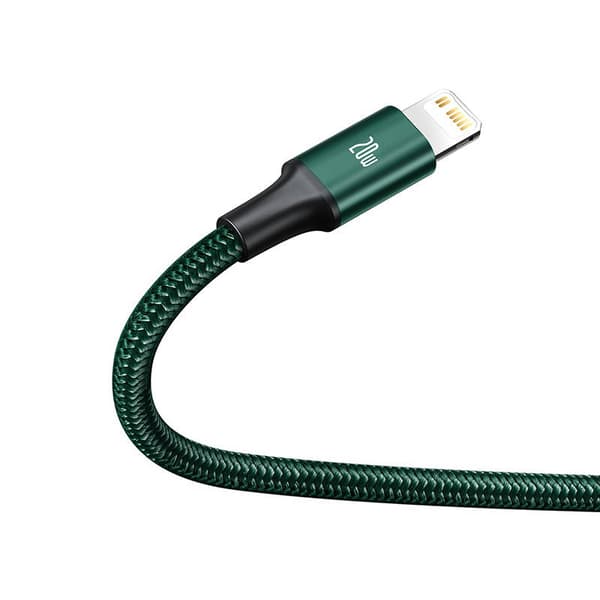 Baseus Rapid Series 3-i-1 kabel USB-C For M+L+T 20W 1,5m (grønn)