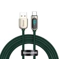 Miniatyrbillede 8 af 9: Baseus skærmkabel USB til Type-C, 66W, 1m (grøn)